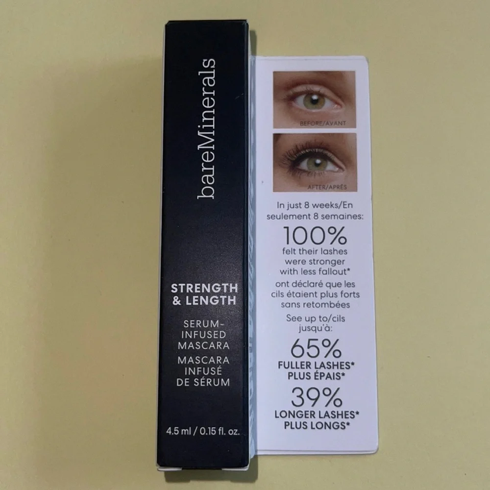 bareMinerals Strength & Length Serum Infused Mascara Mini Size 4.5 ml